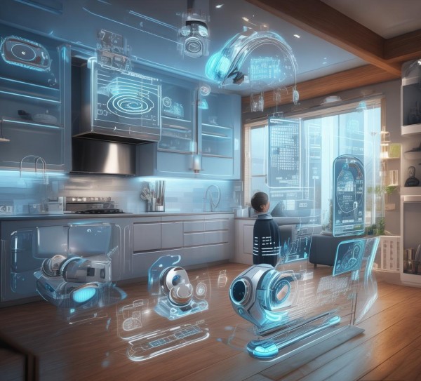 科技与生活的完美融合，科技壁纸，改变生活的方式